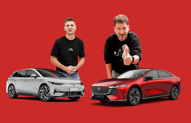 Mazda 6e vs VW ID.7: Střet tradice s budoucností